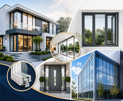 Pride Windoor Systems manufacturing premium uPVC windows, uPVC doors and facade solutions