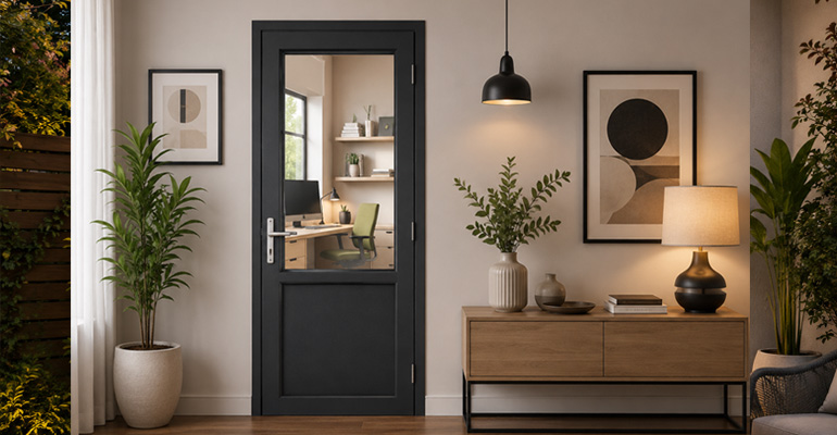 Modern uPVC sliding door with smooth operation and elegant design by Pride Windoor Systems