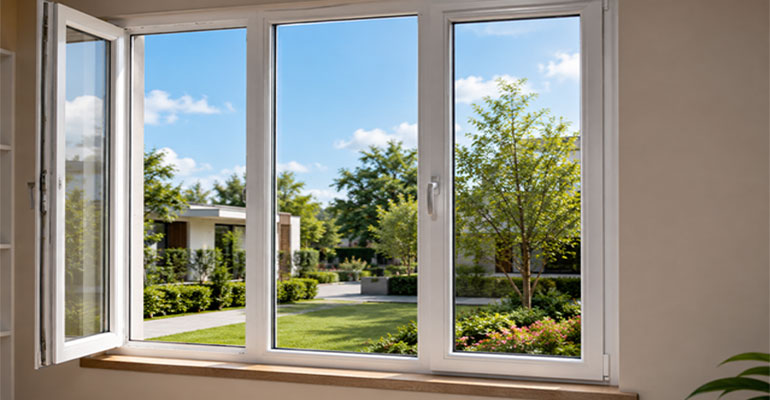 Customized combination uPVC window solution by Pride Windoor Systems